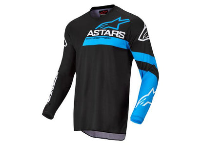 Alpinestars MX22 Fluid Chaser Jersey Black Blue