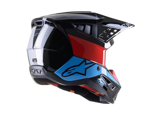 Alpinestars SM5 Bond Helmet Black/Blue/Red