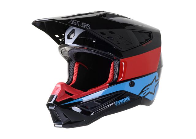 Alpinestars SM5 Bond Helmet Black/Blue/Red