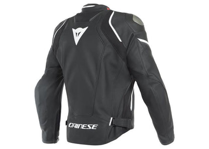 DAINESE RACING 3 D-AIR PERFORATED JACKET BLACK MATT WHITE