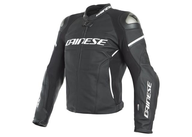 DAINESE RACING 3 D-AIR PERFORATED JACKET BLACK MATT WHITE