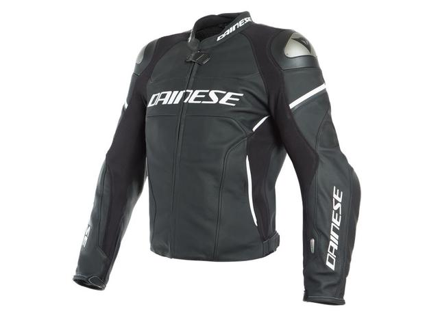 DAINESE RACING 3 LEATHER JACKET BLACK