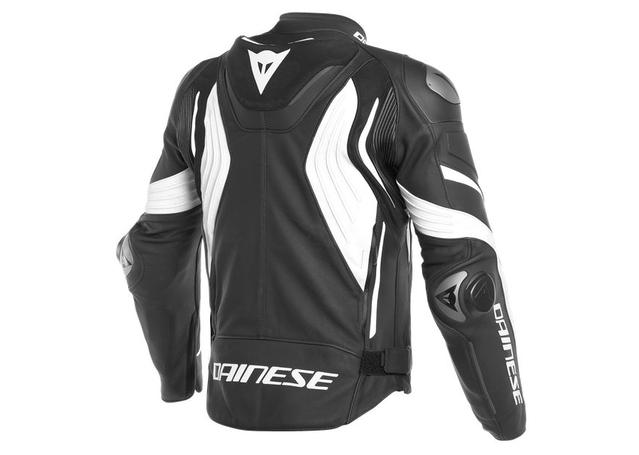 DAINESE SUPER SPEED 3 LEATHER JACKET BLACK WHITE