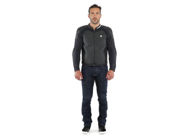 DAINESE INTREPIDA PERFORATED LEATHER JACKET MATT BLACK