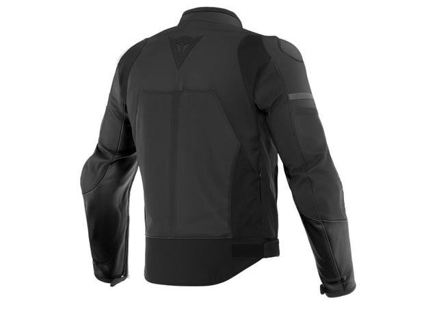 DAINESE AGILE PERFORATED LEATHER JACKET BLACK MATT