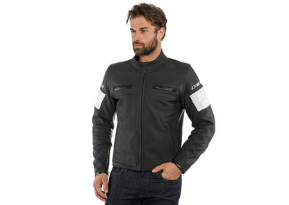 DAINESE SAN DIEGO PERFORATED LEATHER JACKET BLACK