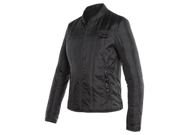 DAINESE AVRO 4 LADY LEATHER JACKET BLACK MATT WHITE