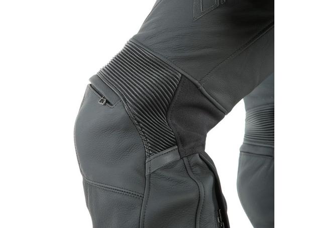 DAINESE PONY 3 PERFORATED LEATHER PANTS BLACK MATT