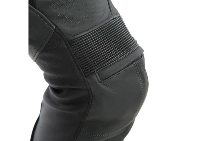 DAINESE PONY 3 PERFORATED LEATHER PANTS BLACK MATT