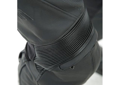 DAINESE PONY 3 PERFORATED LEATHER PANTS BLACK MATT