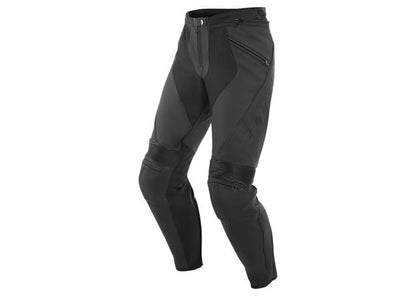 DAINESE PONY 3 PERFORATED LEATHER PANTS BLACK MATT