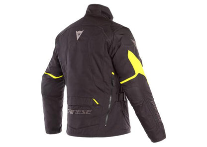 DAINESE TEMPEST 2 D-DRY JACKET BLACK FLURO YELLOW