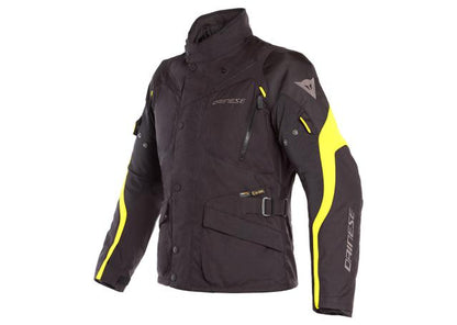 DAINESE TEMPEST 2 D-DRY JACKET BLACK FLURO YELLOW