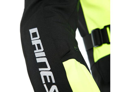 DAINESE TONALE D-DRY JACKET BLACK FLURO YELLOW