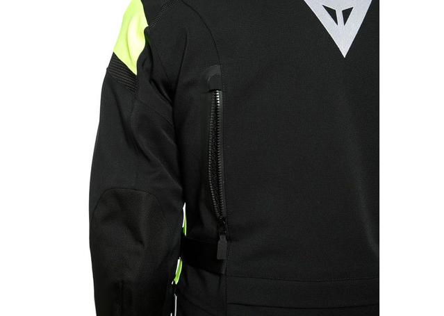 DAINESE TONALE D-DRY JACKET BLACK FLURO YELLOW