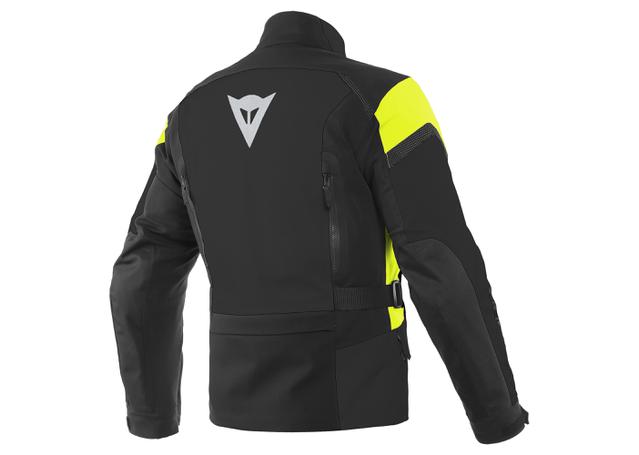 DAINESE TONALE D-DRY JACKET BLACK FLURO YELLOW