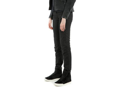 DAINESE CASUAL SLIM LADY TEXTILE PANTS BLACK