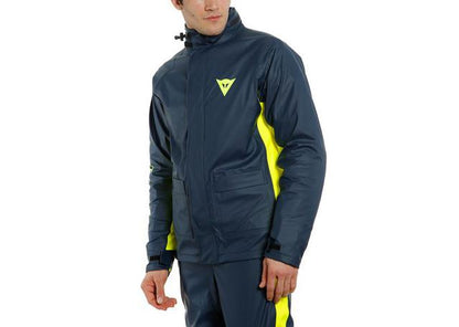 DAINESE STORM 2 UNISEX JACKET BLACK FLURO YELLOW