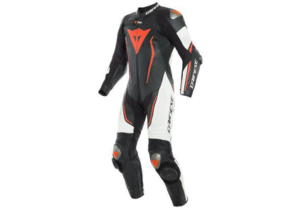 DAINESE MISANO 2 D-AIR 1PC PERFORATED BLACK WHITE RED