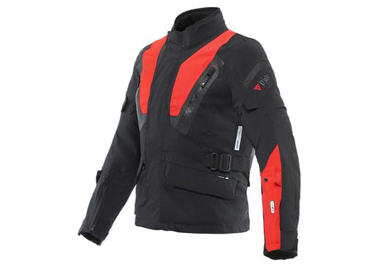 DAINESE STELVIO D-AIR D-DRY XT JACKET BLACK RED