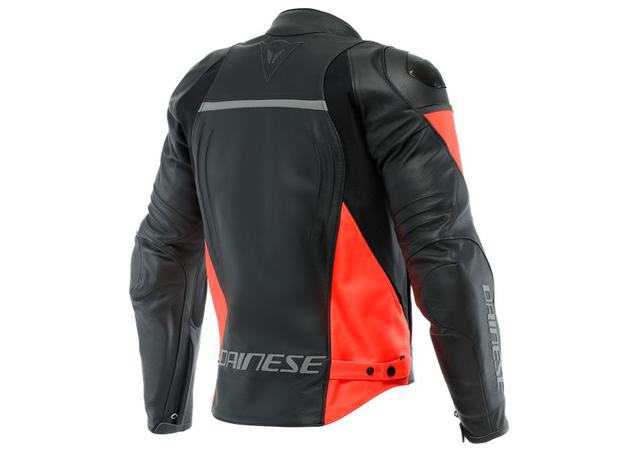 DAINESE RACING 4 LEATHER JACKET BLACK RED