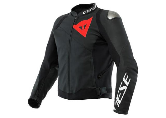 DAINESE SPORTIVA PERFORATED LEATHER JACKET BLACK