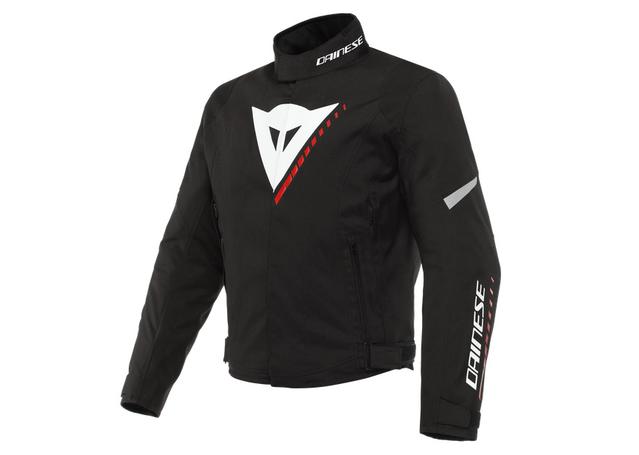 DAINESE VELOCE D-DRY JACKET BLACK WHITE RED