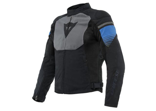 DAINESE AIR FAST TEXTILE JACKET BLACK GREY BLUE