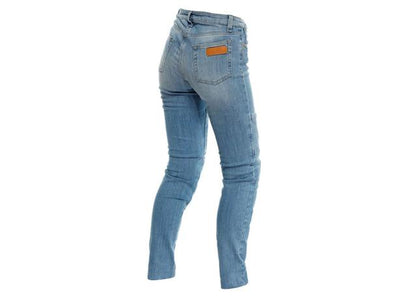 DAINESE DENIM STONE SLIM LADY PANTS LIGHT BLUE