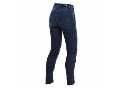 DAINESE DENIM BRUSH SKINNY LADY PANT BLUE