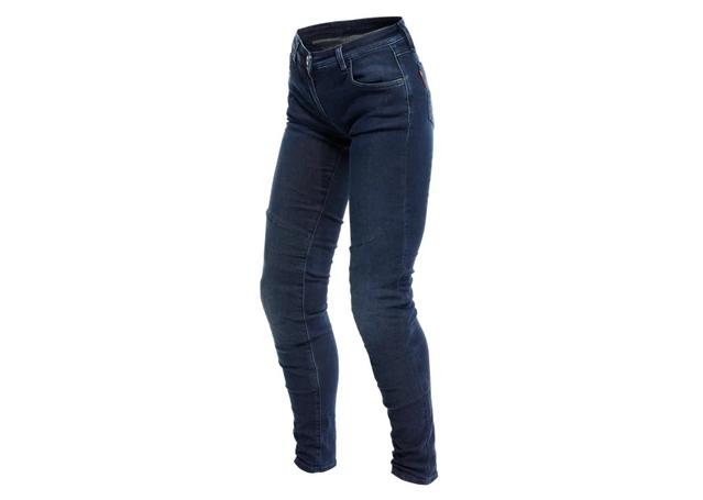 DAINESE DENIM BRUSH SKINNY LADY PANT BLUE