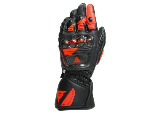 DAINESE DRUID 3 GLOVES BLACK FLURO RED