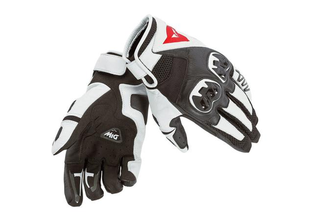 DAINESE MIG C2 UNISEX GLOVES BLACK WHITE