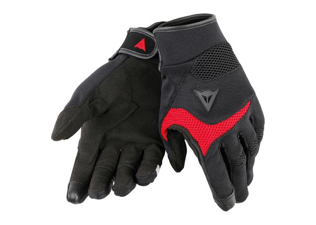 DAINESE DESERT POON D1 UNISEX GLOVES BLACK RED