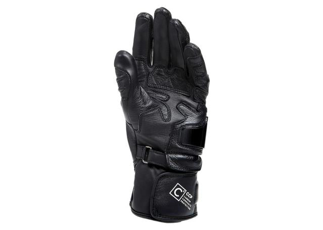 DAINESE CARBON 4 LONG LADY GLOVES BLACK WHITE