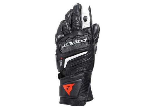 DAINESE CARBON 4 LONG LADY GLOVES BLACK WHITE