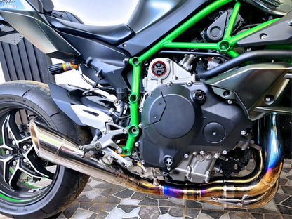 Vandemon - Kawasaki Ninja H2 & H2R Vandemon Polished Titanium Exhaust System 2015-24