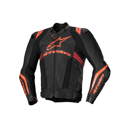 ALPINESTARS MISSILE V3 IGNITION LEATHER JACKET Fluro Red