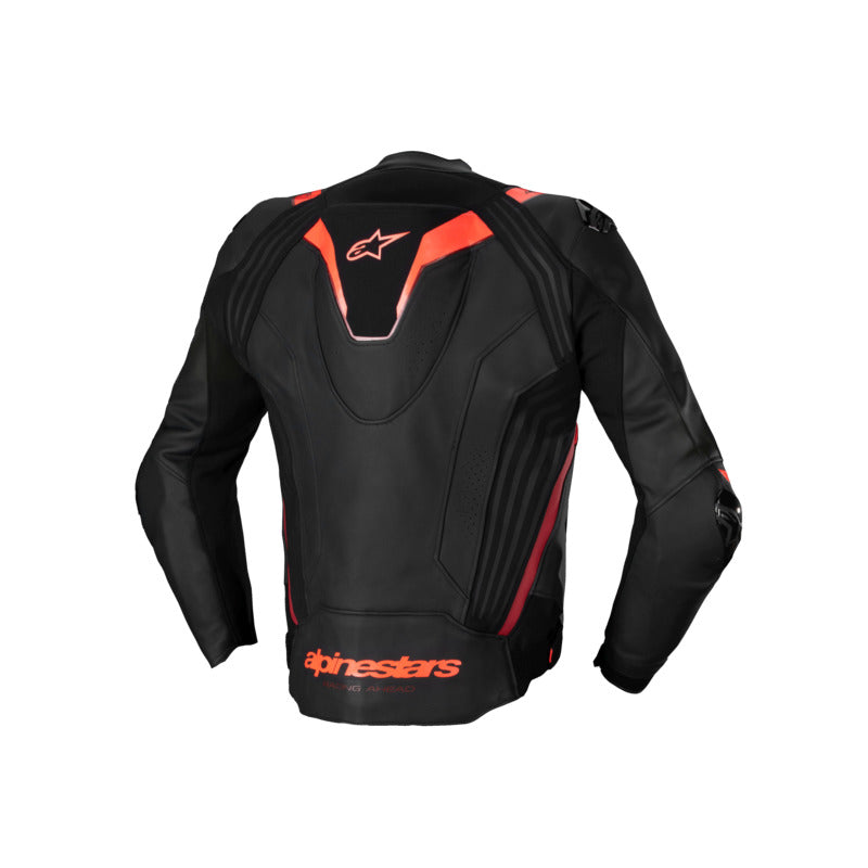 ALPINESTARS MISSILE V3 IGNITION LEATHER JACKET Fluro Red