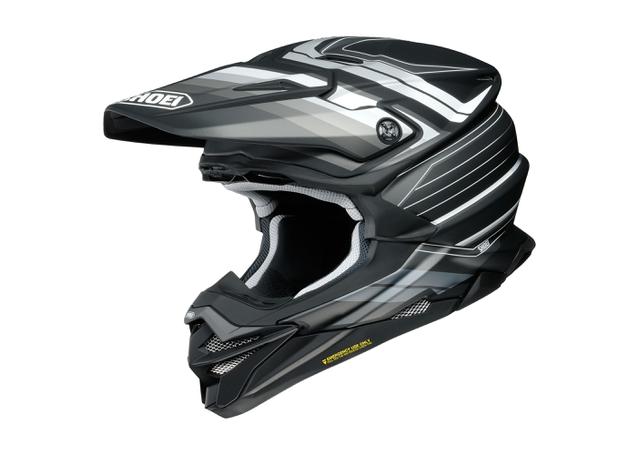 SHOEI VFX-WR HELMET PINNACLE TC-5 MATT BLACK WHITE