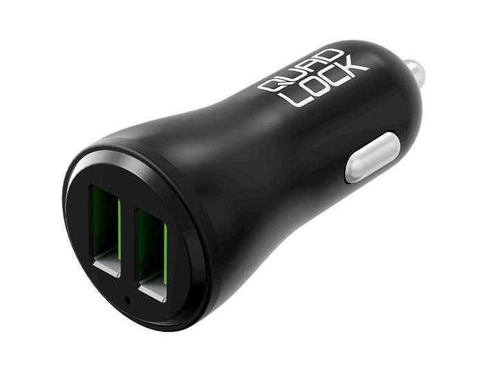 Quad Lock Dual Usb12V Car Charger