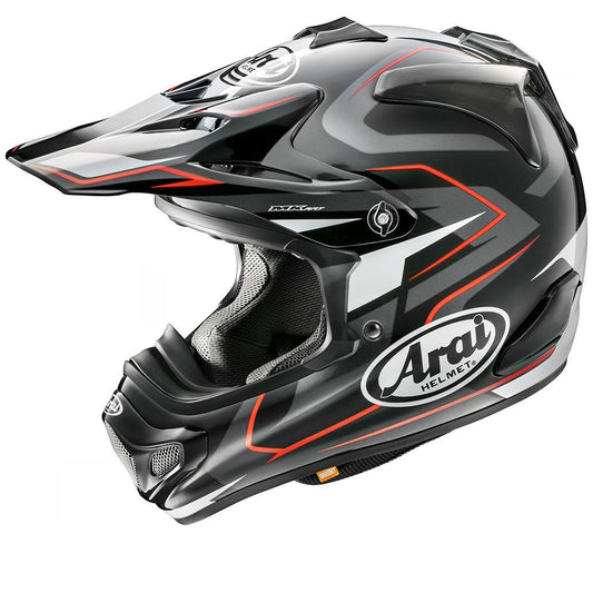 Arai VX-Pro 4 Pure Helmet - Black/Red/White