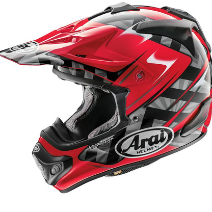 Arai VX-Pro 4 Scoop Helmet - Black/Red