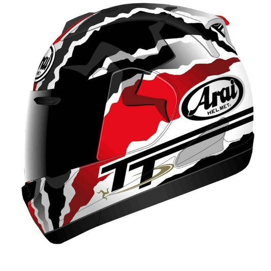 Arai RX-7V Doohan TT Isle Of Man Helmet - Black/White/Red