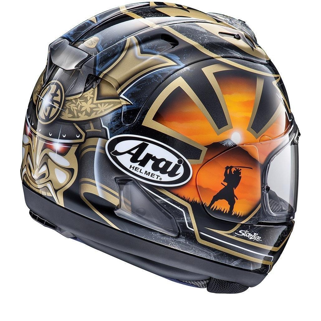 Arai RX-7V Pedrosa Spirit Helmet - Gold