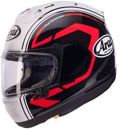 Arai RX-7V Statement Helmet - Black/White/Red