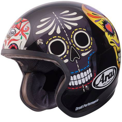 Arai Freeway Classic Frost Skull Helmet