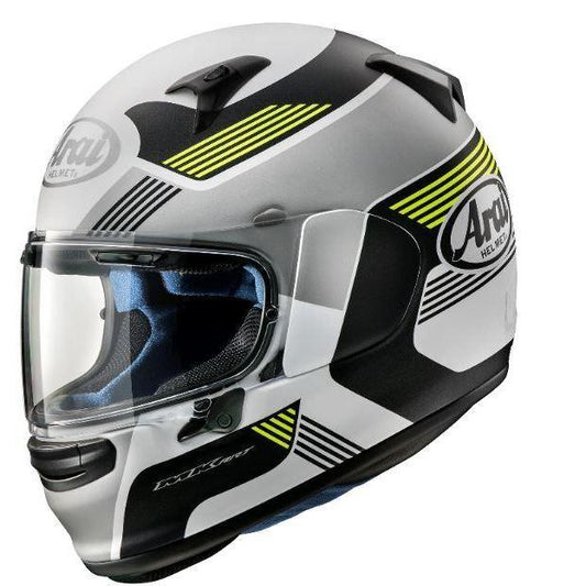 Arai Profile-V Copy White Black Yellow Helmet