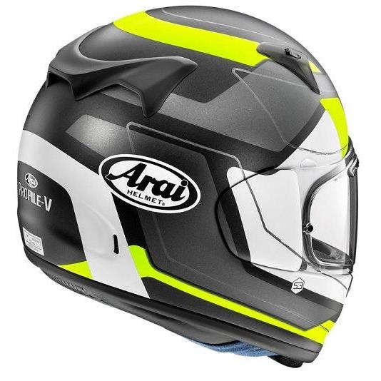 Arai Profile-V Kerb Yellow Helmet