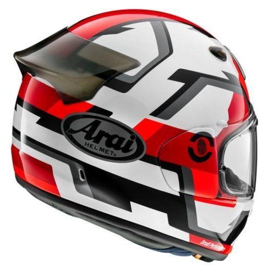 Arai Quantic Face Helmet - Red/White/Black